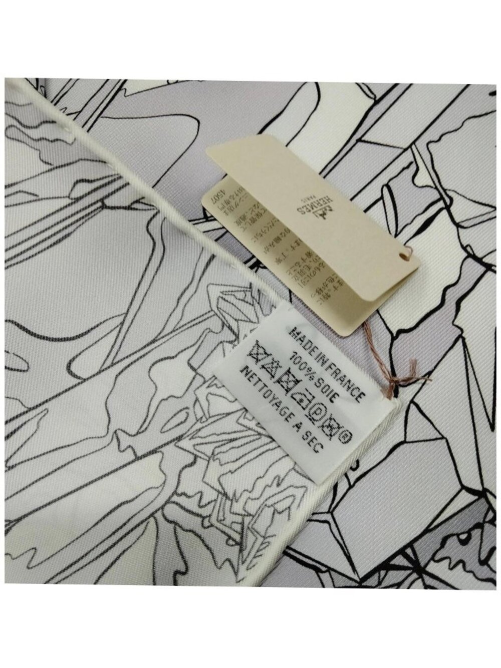 Authentic Hermès La Vallée de Cristal Carré 90 Silk Scarf - Picture 10 of 10